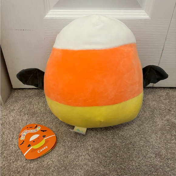 NWT 8” Casey the bat wing candy corn Halloween Squishmallow - Picture 5 of 6